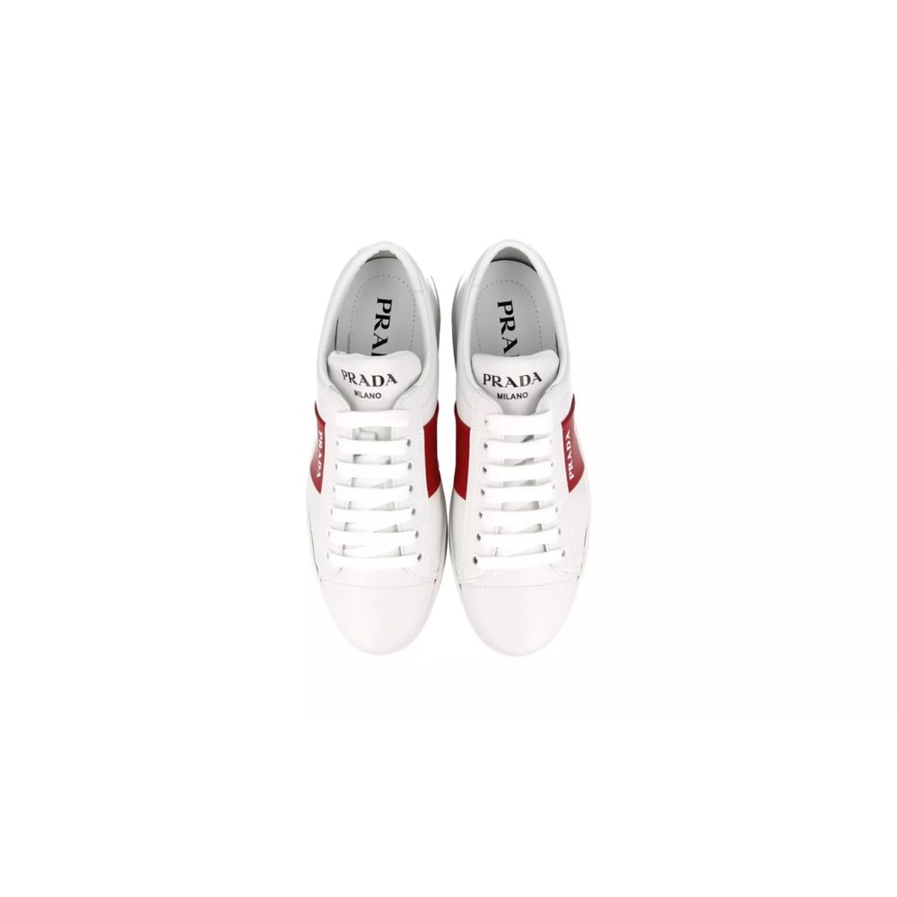 New Prada women calzature donna leather sneakers size 37.5 - Picture 6 of 16